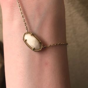 Short white Kendra Scott necklace